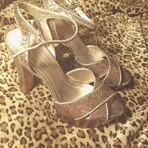 BCBG Bronze Sandals